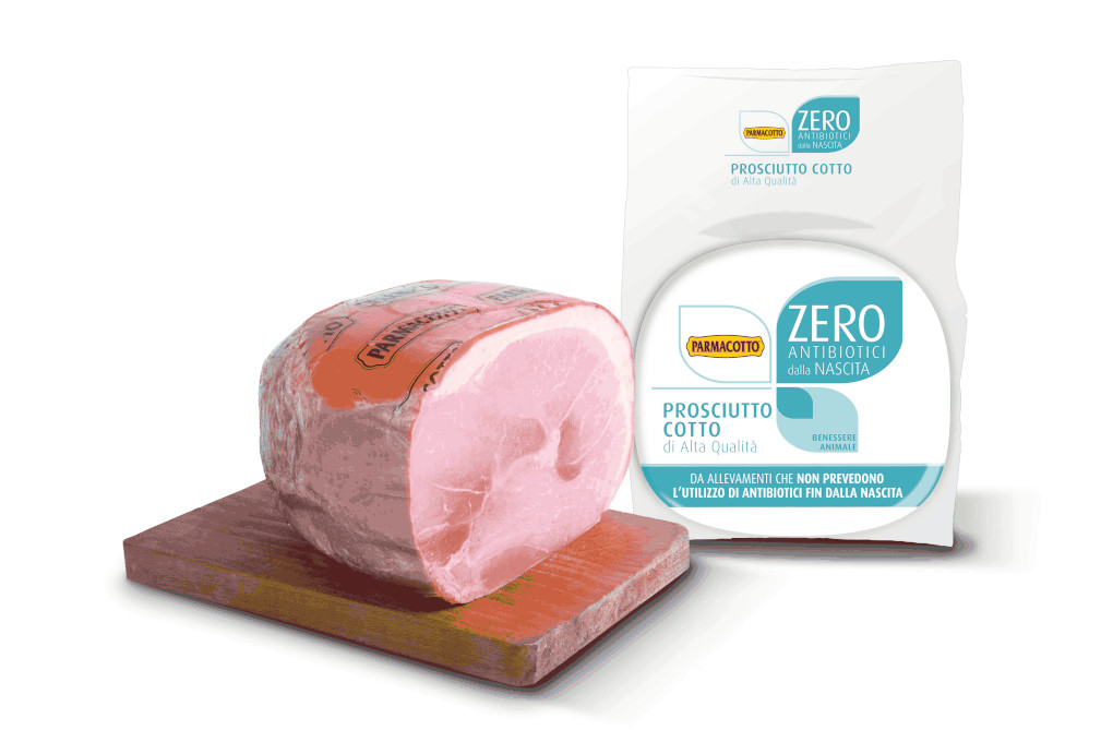 Prosciutto senza antibiotici dalla nascita Linea Zero Parmacotto